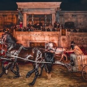 le spectacle qui ramène les invités à la Rome antique à Cinecittà World